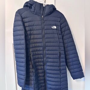 The North Face Dark Blue Hooded Jacket